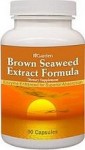 Bottle of brown Seaweed extract